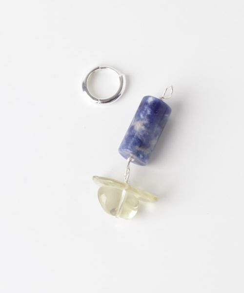 SMELLY / スメリー ピアス・イヤリング | SMELLY so’　sodalite cylinder pierce | 詳細9