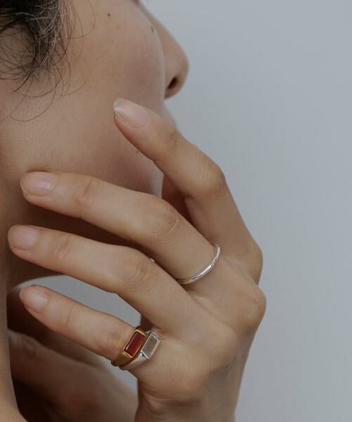 SMELLY / スメリー リング | SMELLY so’　textured minimal ring | 詳細1