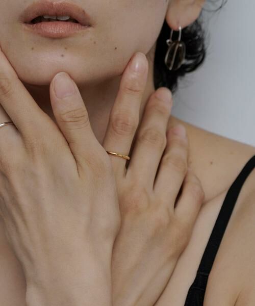 SMELLY / スメリー リング | SMELLY so’　textured minimal ring | 詳細4