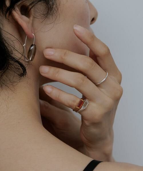 SMELLY / スメリー リング | SMELLY so’　carnelian pinky ring | 詳細6