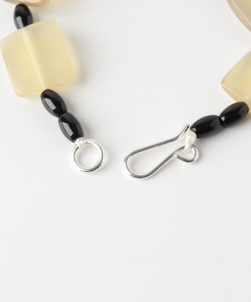 SMELLY / スメリー ブレスレット・バングル | SMELLY so’　square horn onyx bracelet | 詳細6