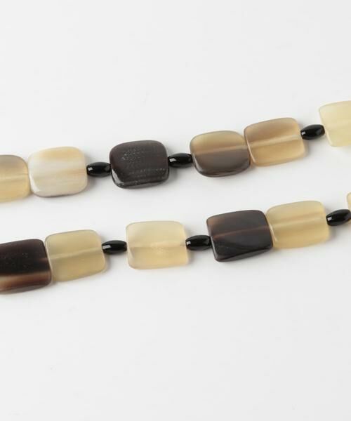 SMELLY / スメリー ブレスレット・バングル | SMELLY so’　square horn onyx bracelet | 詳細9