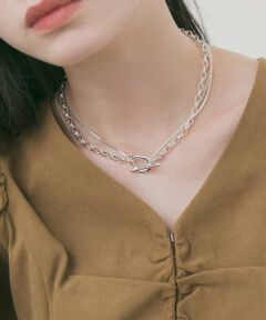 SMELLY / スメリー ネックレス・ペンダント・チョーカー | 3レイヤードボリュームマンテルネックレス