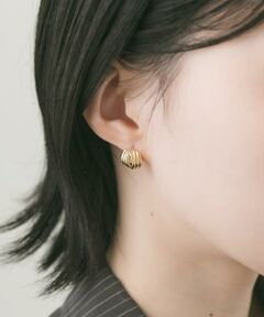 SMELLY / スメリー ピアス・イヤリング | トリプルラインクロスフープピアス