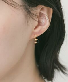 SMELLY / スメリー ピアス・イヤリング | スパークルビジューフックピアス