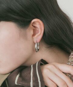 SMELLY / スメリー ピアス・イヤリング | ステンレスニュアンスオーバルピアス