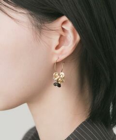 SMELLY / スメリー ピアス・イヤリング | メタルフラワーナローフープピアス