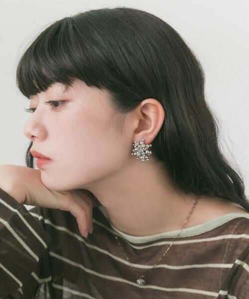 SMELLY / スメリー ピアス・イヤリング | メタルビーズボリュームピアス | 詳細4