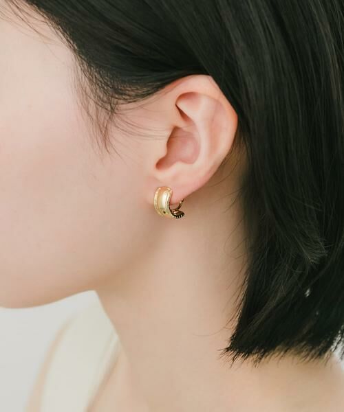 SMELLY / スメリー ピアス・イヤリング | ヴィンテージライクワイドイヤリング | 詳細3