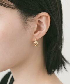 SMELLY / スメリー ピアス・イヤリング | メタルノットワンタッチフープイヤリング