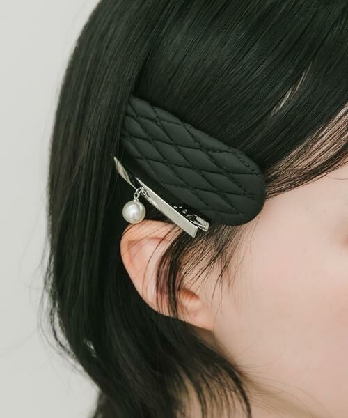 SMELLY / スメリー カチューシャ・カチューム・その他 | キルティングメタル4セットヘアピン | 詳細1