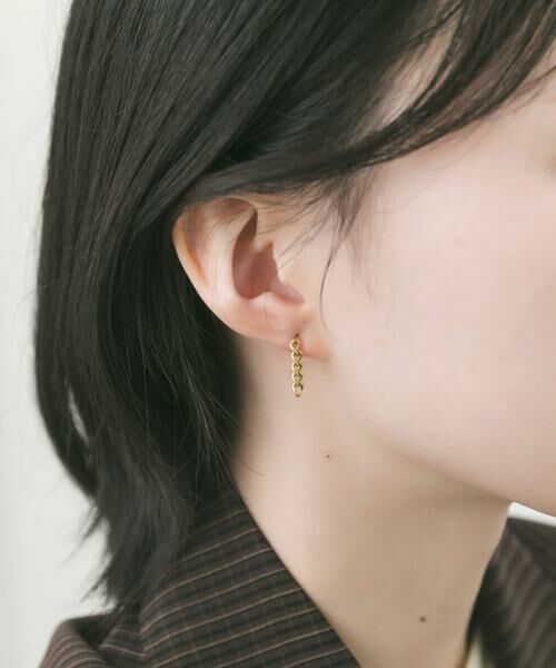 SMELLY / スメリー ピアス・イヤリング | ステンレスチェーンピアス | 詳細3