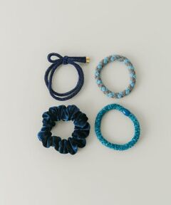 SMELLY / スメリー ヘアゴム・シュシュ | ベロア4セットゴム
