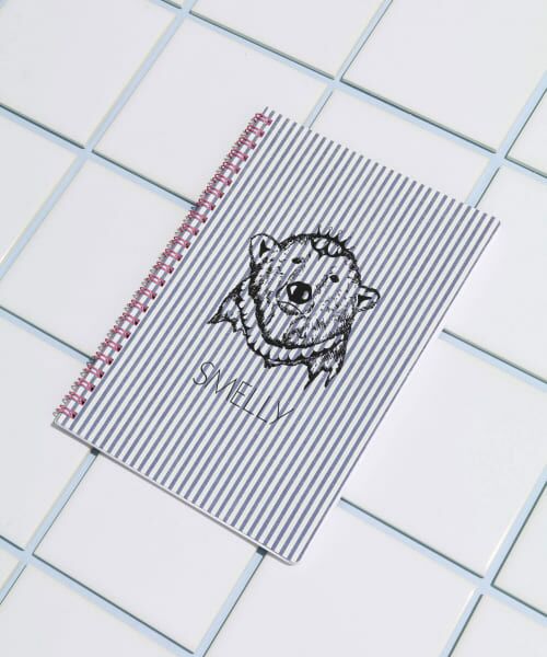 ＊＊SMELLY / スメリー ステーショナリー | A5リングノート（ストライプ）