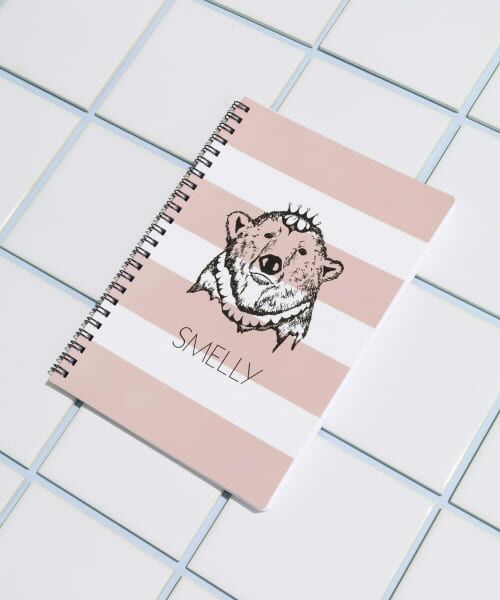 ＊＊SMELLY / スメリー ステーショナリー | A5リングノート（ボーダー）