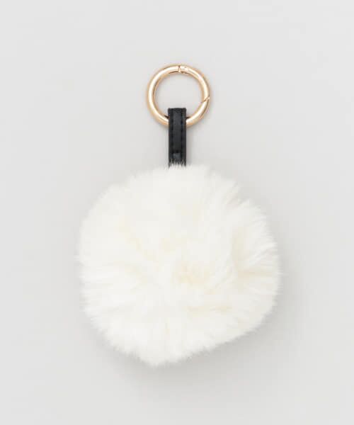 ＊＊SMELLY / スメリー チャーム | フェイクファーチャーム∴（WHT）