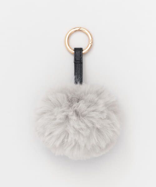 ＊＊SMELLY / スメリー チャーム | フェイクファーチャーム∴（GRY）