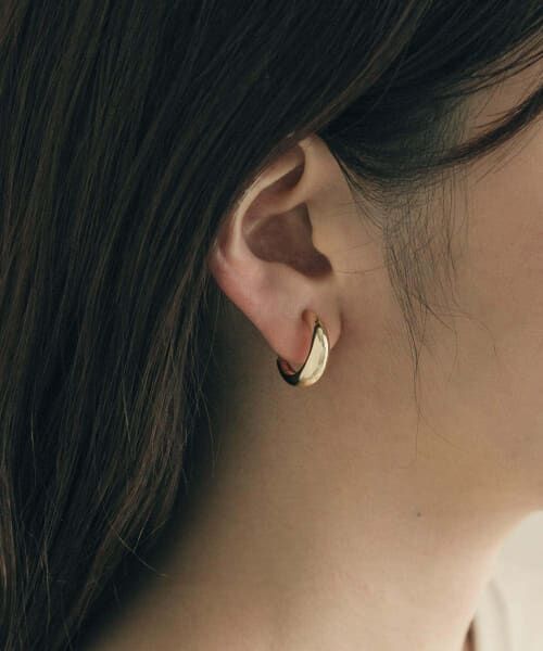 ＊＊SMELLY / スメリー ピアス・イヤリング | リッタイメタルフープイヤリング（GLD）