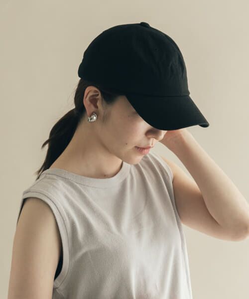 ＊＊SMELLY / スメリー キャップ | リネンコットンキャップ（BLK）