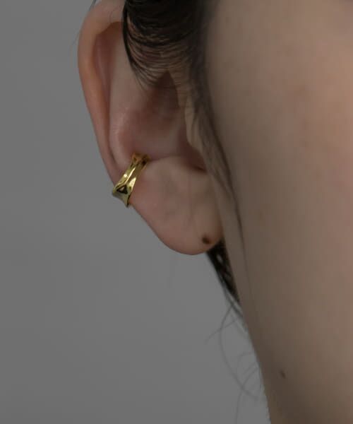 ＊＊SMELLY / スメリー ピアス・イヤリング | silver925シンプルカフ（GLD）