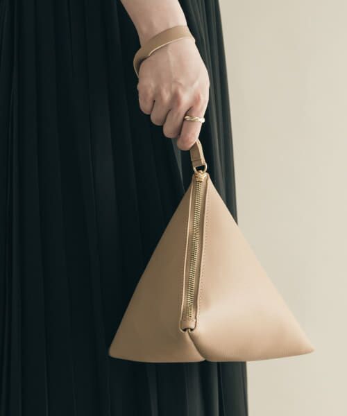 ＊＊SMELLY / スメリー ポーチ | サンカクミニポーチ（BEG）