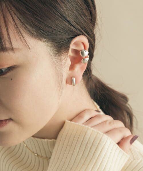 ＊＊SMELLY / スメリー ピアス・イヤリング | プックリミニピアスカフセット（SLV）