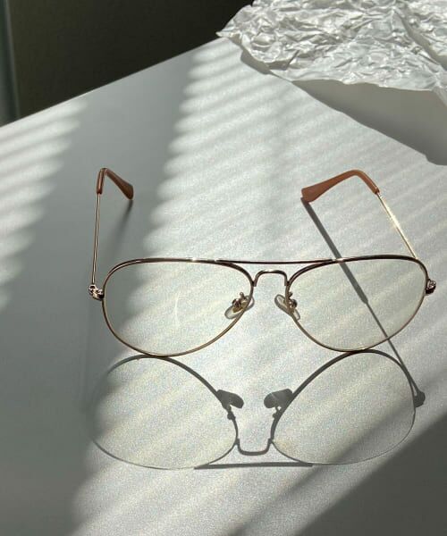 ＊＊SMELLY / スメリー サングラス・メガネ | ダブルブリッジダテメガネ（GLD）