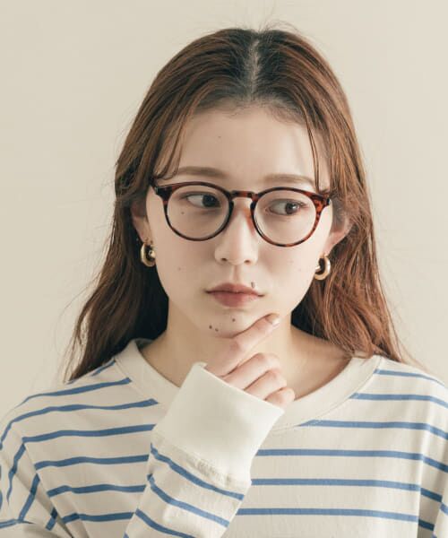 ＊＊SMELLY / スメリー サングラス・メガネ | ラウンドフレームダテメガネ（BRN）