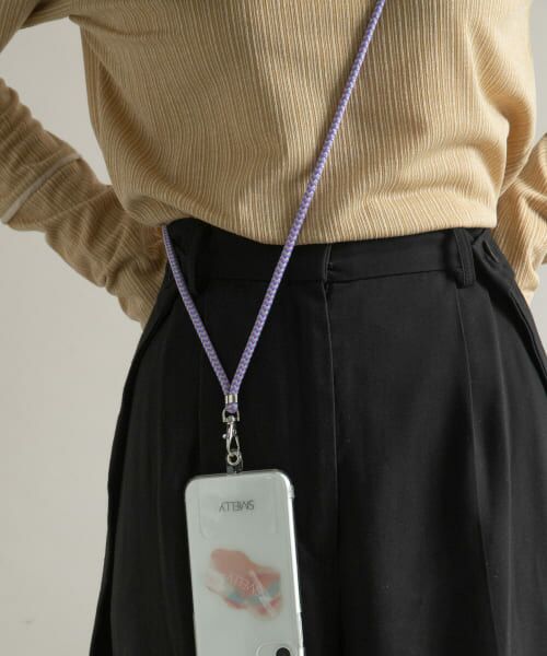 ＊＊SMELLY / スメリー モバイルケース | カラースマホショルダー（LAV）