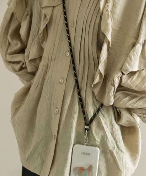 ＊＊SMELLY / スメリー モバイルケース | カラースマホショルダー（BLK）