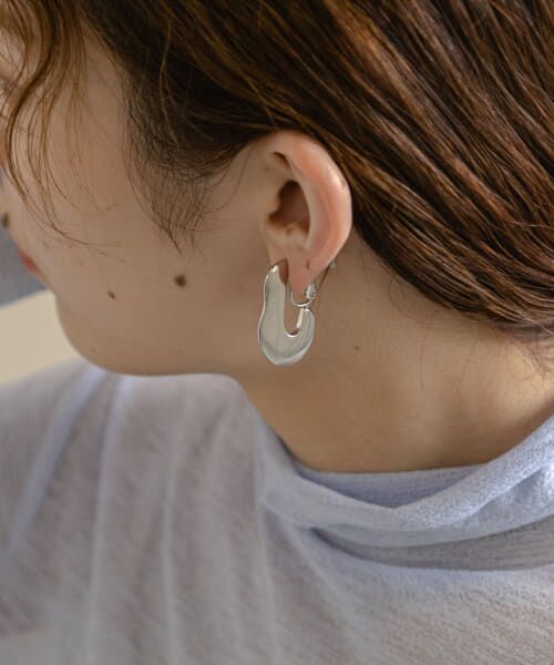＊＊SMELLY / スメリー ピアス・イヤリング | ニュアンスカーブイヤリング（SLV）