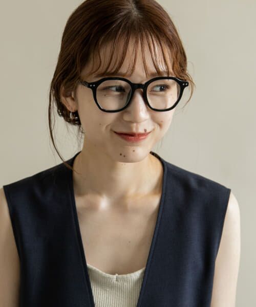 ＊＊SMELLY / スメリー サングラス・メガネ | オクタゴンフレームダテメガネ（BLK）