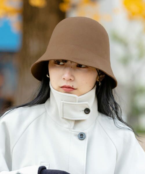 ＊＊SMELLY / スメリー ハット | ウールチューリップハット（BEG）