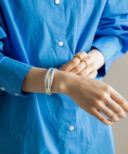 ＊＊SMELLY / スメリー ブレスレット・バングル | ユガミプックリメタルバングル（SLV）