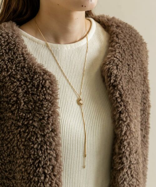 ＊＊SMELLY / スメリー ネックレス・ペンダント・チョーカー | ニュアンスメタルスライドネックレス（GLD）
