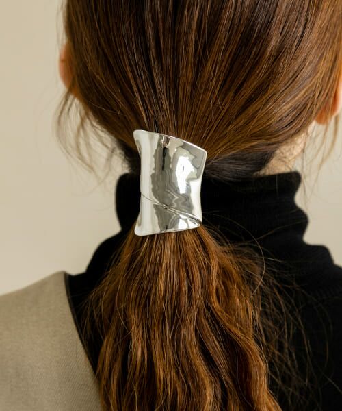 ＊＊SMELLY / スメリー ヘアゴム・シュシュ | ワイドメタルヘアカフセット（SLV）