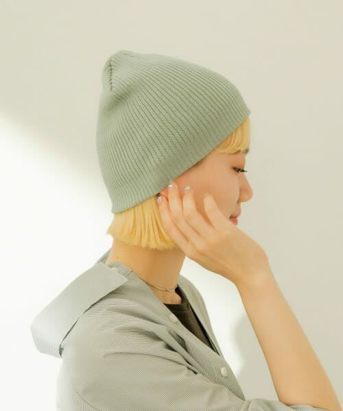 ＊＊SMELLY / スメリー ニットキャップ | リブニットビーニー（B.GRY）