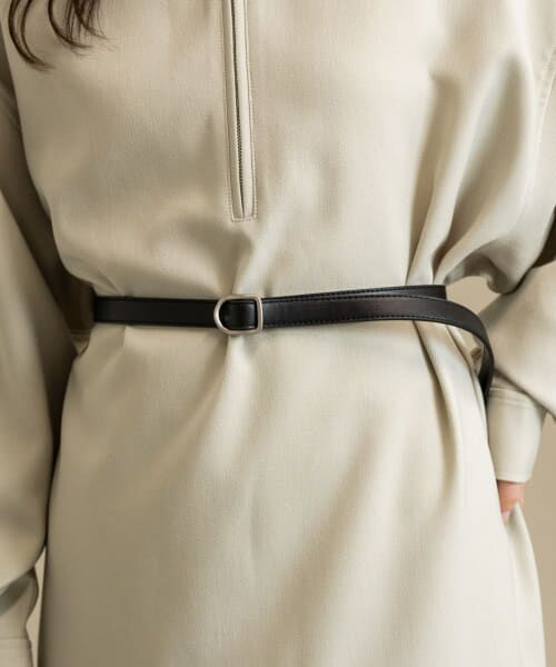 ＊＊SMELLY / スメリー ベルト・サスペンダー | シンプルナローベルト（BLK）