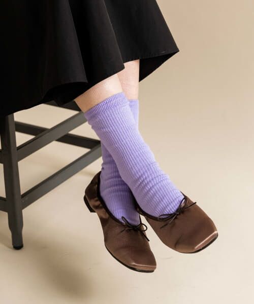 ＊＊SMELLY / スメリー ソックス | カラーリブソックス（LVD）