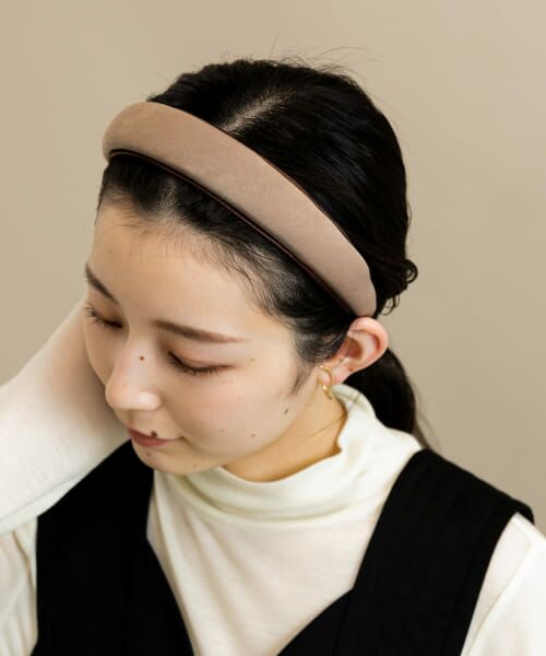 ＊＊SMELLY / スメリー カチューシャ・カチューム・その他 | サテンプックリカチューシャ（BRN）