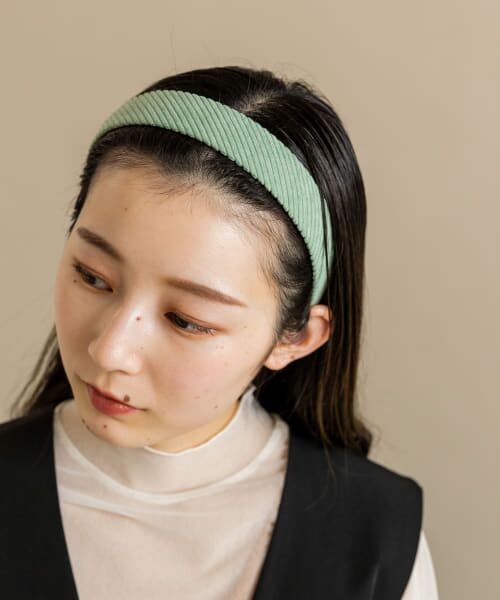 ＊＊SMELLY / スメリー カチューシャ・カチューム・その他 | コーデュロイカチューシャ（MNT）