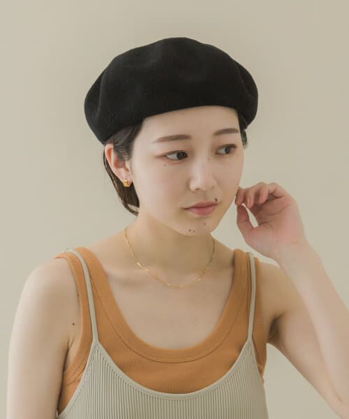 ＊＊SMELLY / スメリー ハンチング・キャスケット・ベレー帽 | サーモベレー（BLK）