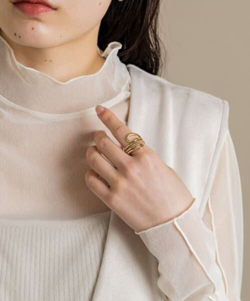 ＊＊SMELLY / スメリー リング | スパイラルメタルリング（GLD）