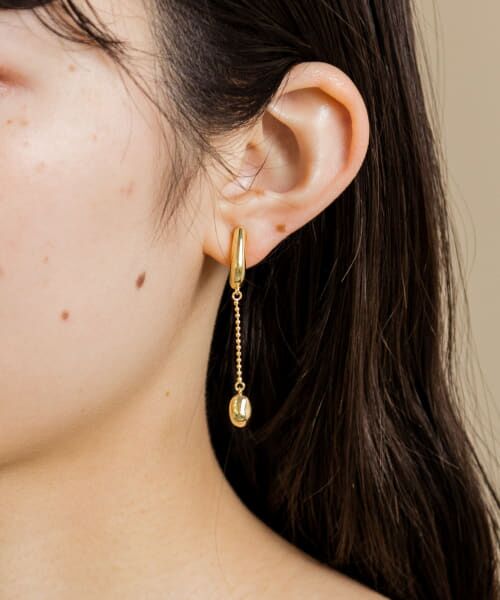 ＊＊SMELLY / スメリー ピアス・イヤリング | メタルランプチェーンイヤリング（GLD）