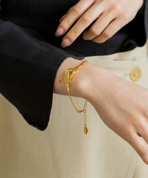 ＊＊SMELLY / スメリー ブレスレット・バングル | ニュアンスマンテルスネークチェーンブレスレット（GLD）