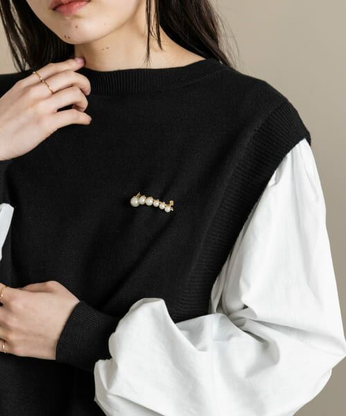 ＊＊SMELLY / スメリー ブローチ・コサージュ | グラデーションパールブローチ（IVO）