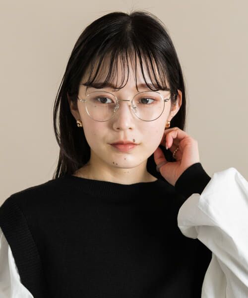 ＊＊SMELLY / スメリー サングラス・メガネ | スリムメタルダテメガネ（SLV）