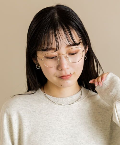 ＊＊SMELLY / スメリー サングラス・メガネ | スリムメタルダテメガネ（GLD）