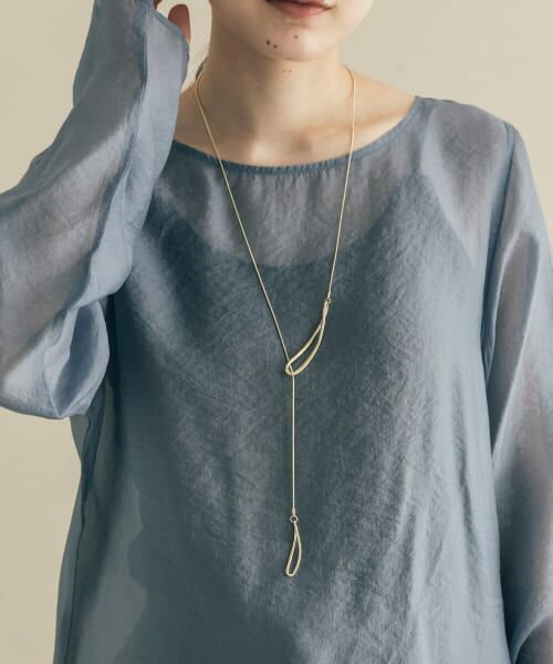 セール】 カーブメタルスネークYジネックレス （ネックレス