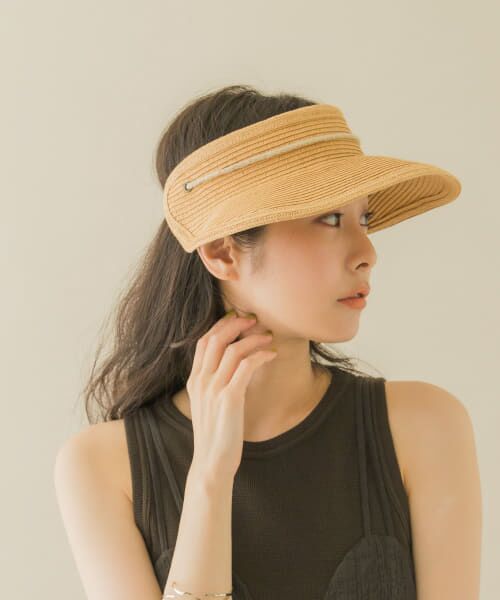 ＊＊SMELLY / スメリー ハット | コードサンバイザー（BEG）